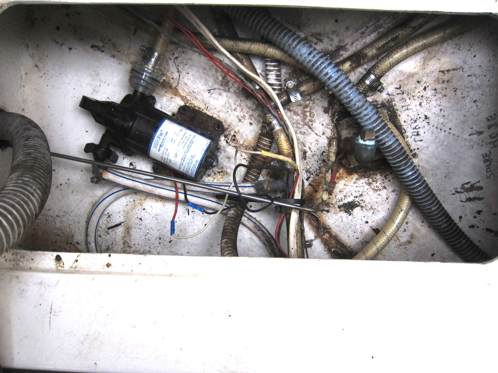 Freshwater system before.
