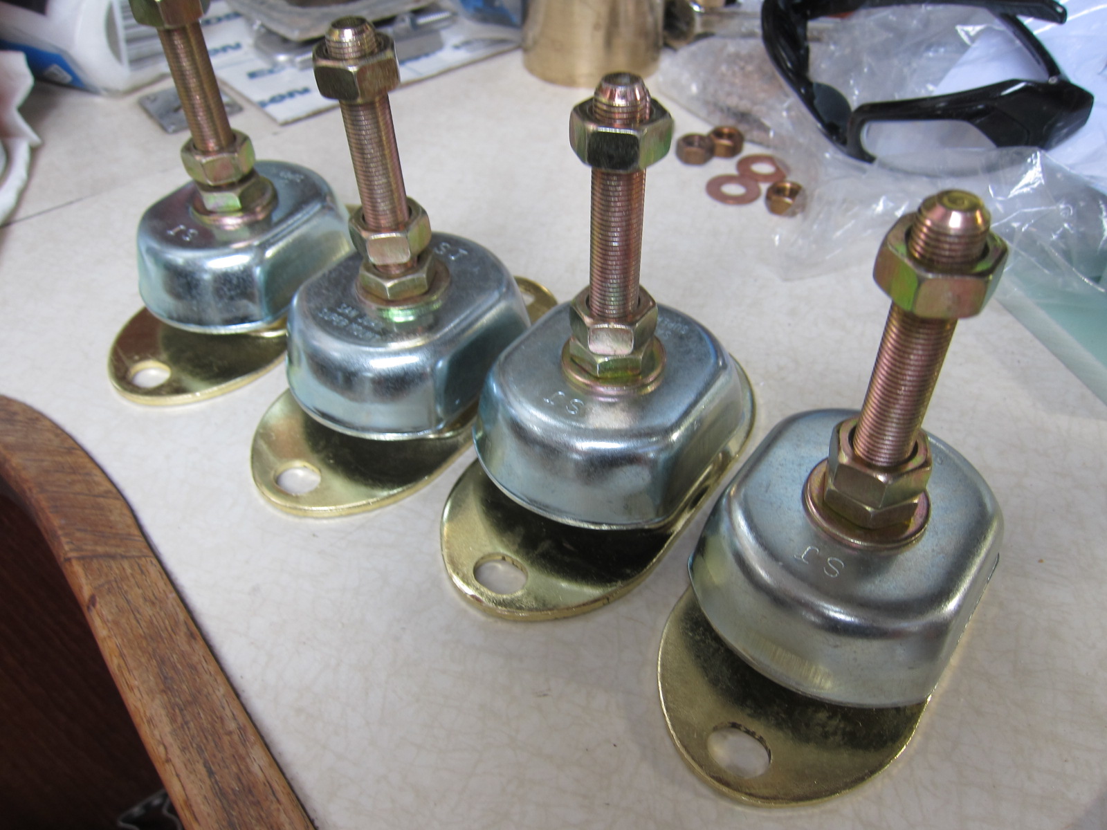 New motor mounts ready for install.
