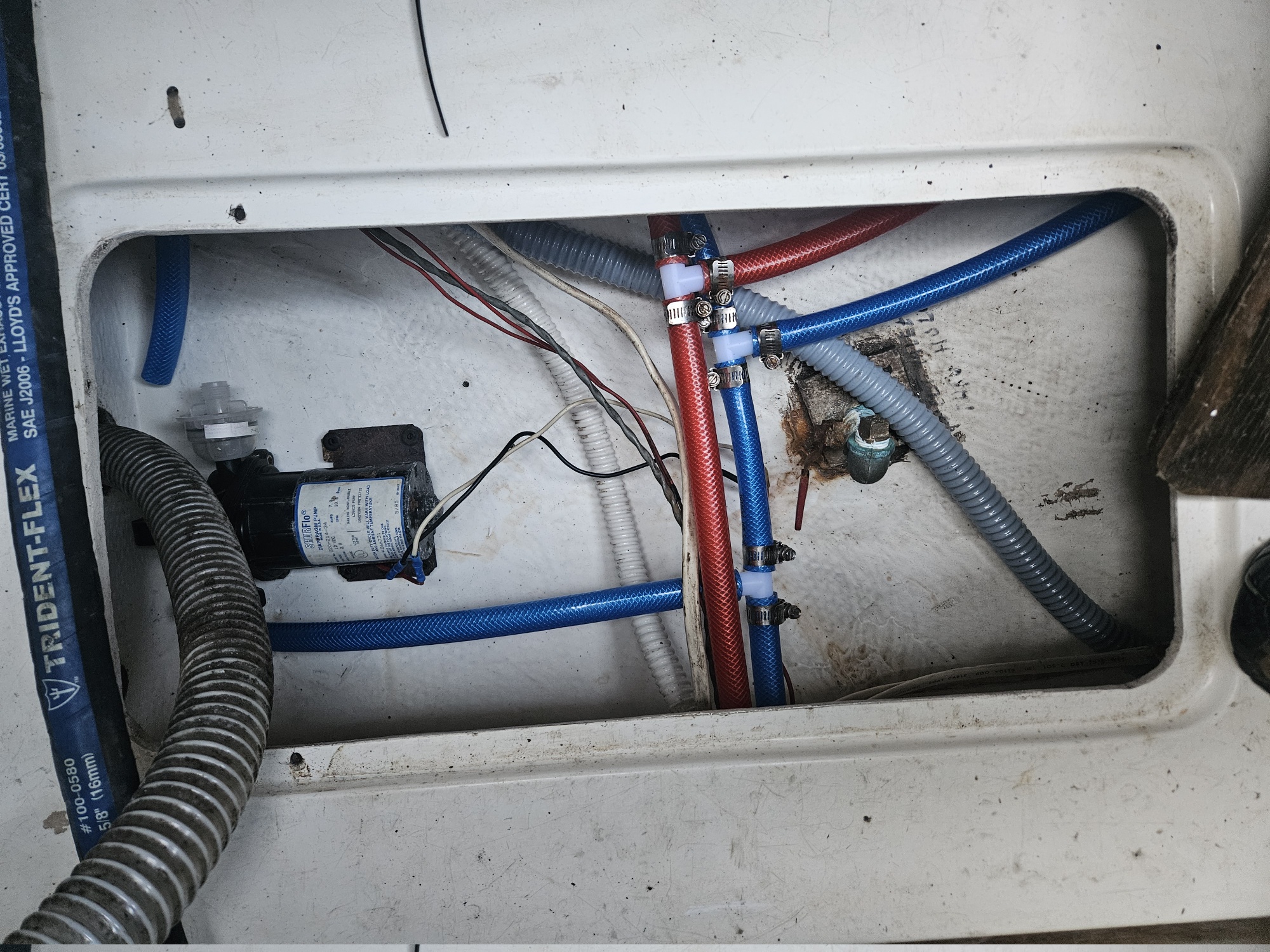Replaced all the water lines.